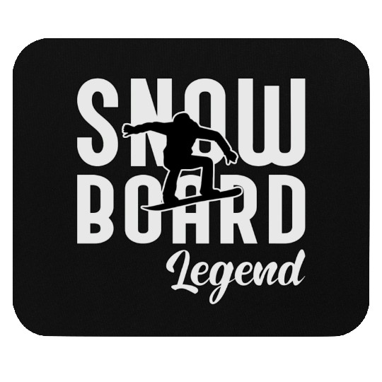 Snowboard Legend Snowboarding Mouse Pads