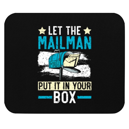 Postal Worker Mail Lady Delivery Mail Escort Mouse Pads