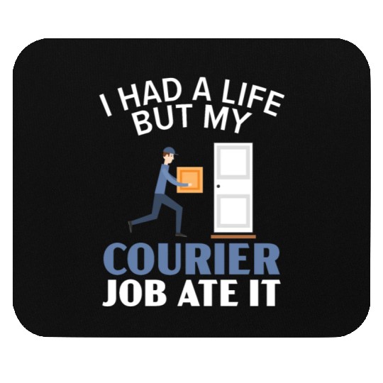 Postal Worker Mail Lady Delivery Mail Escort Mouse Pads