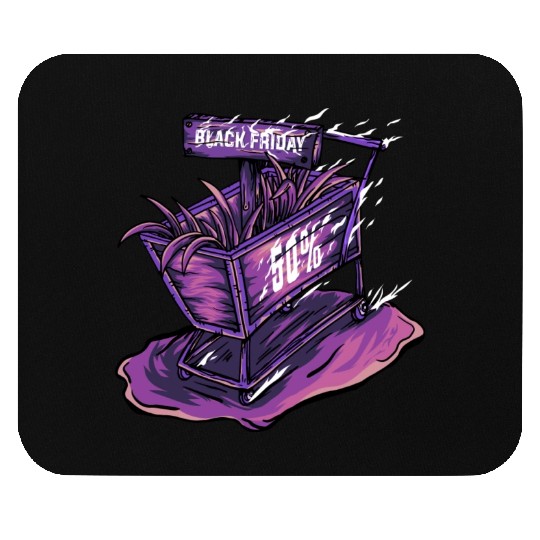 Trolley Black Friday Mouse Pads