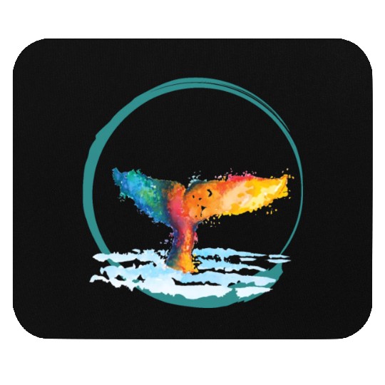 Whale Tail T - Mouse Pads
