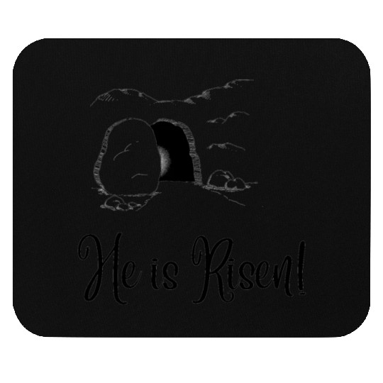 He is Risen Mouse Pads