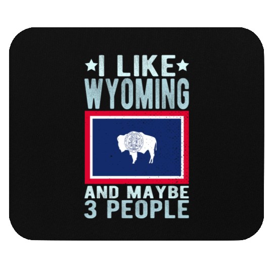 Wyoming Flag US State Mouse Pads
