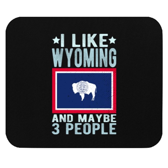 Wyoming Flag US State Mouse Pads