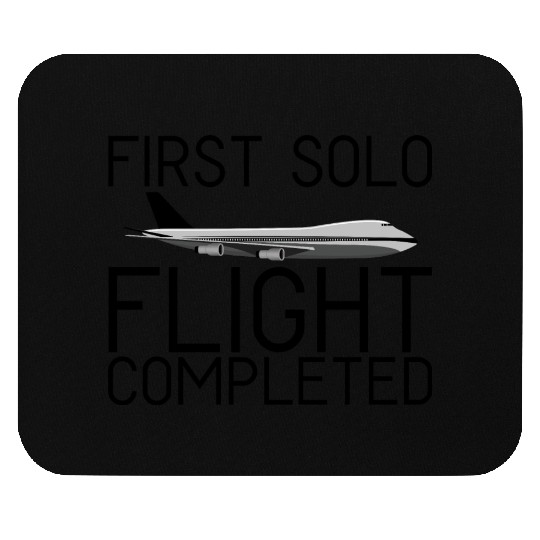 First Solo Flight Completed 4 Mouse Pads
