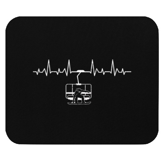 Snowboarding Gondola Snowboarder Mouse Pads