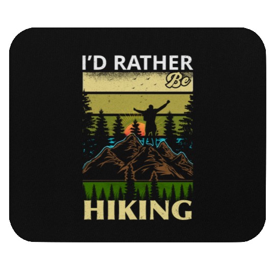 Hiking Mountains Camping Outdoor Adventure Mouse Pads