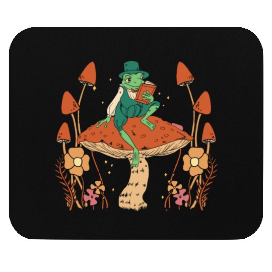 Cottagecore Mushroom Aesthetic Nature Conservation Mouse Pads