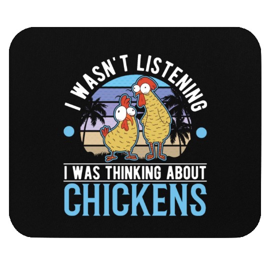 Chickens Chicken Farm Farmer Mouse Pads