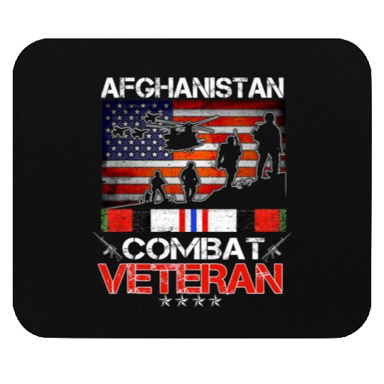 afghanistan combat veteran us veteran military Mouse Pads