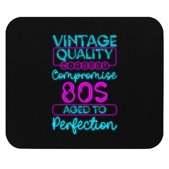 80S Old School Geek Neon Mouse Pads