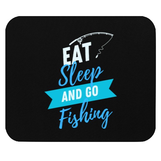 go fishing Mouse Pads
