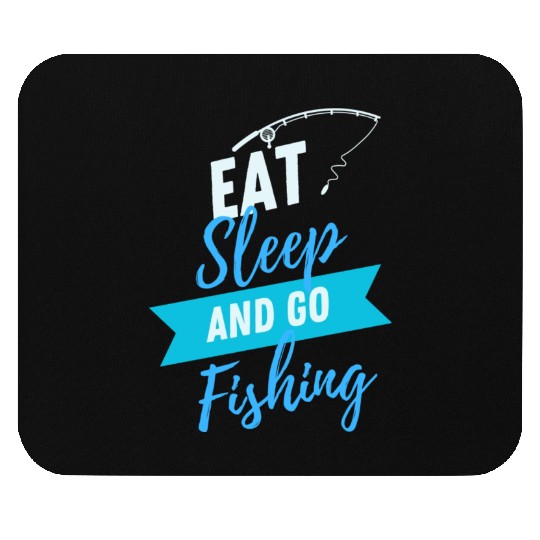 go fishing Mouse Pads