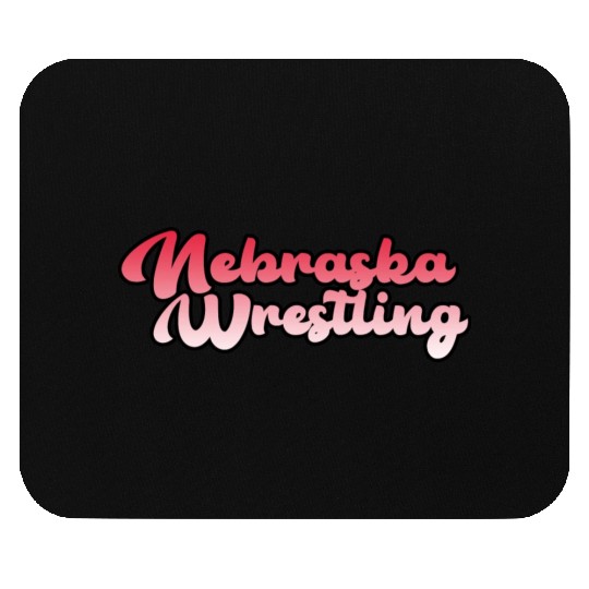 Nebraska Wrestling (State Colors) Mouse Pads