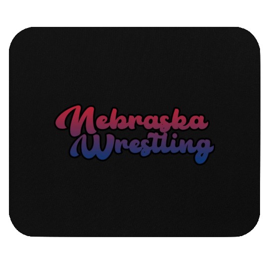 Nebraska Wrestling (USA Colors) Mouse Pads