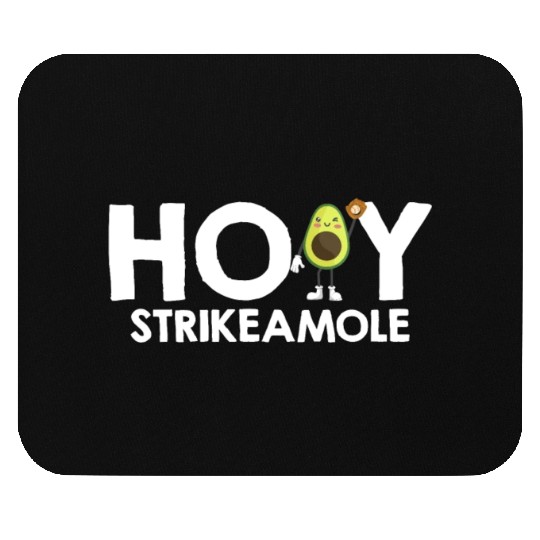 Holy Strikeamole Baseball Softball Avocado Mouse Pads