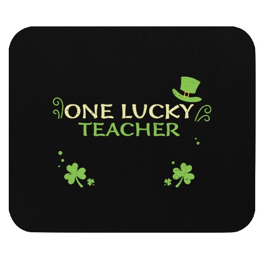 One Lucky Teacher Mouse Pads