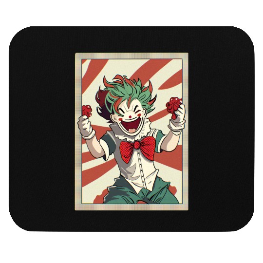 Happy joker card Mouse Pads