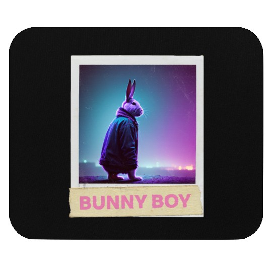 Bunny Boy Design Mouse Pads