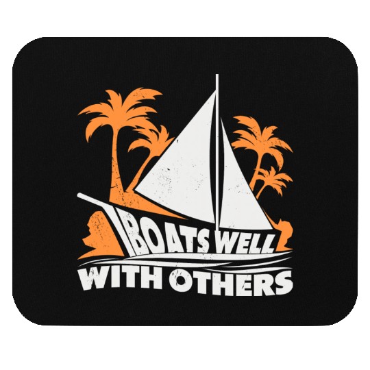 Boating Boat Captains Boating Sailing Cruise Ship Mouse Pads