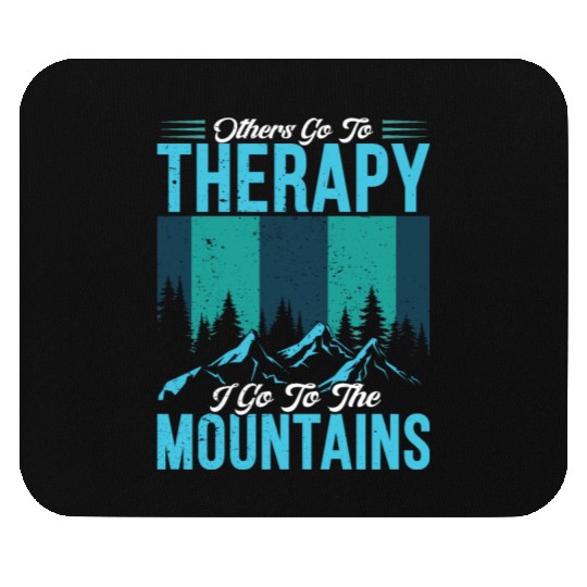 Mountain love Therapy Mountains Wanderlust Mouse Pads