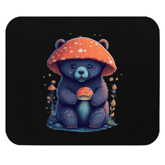 a cute bear cub Mouse Pads