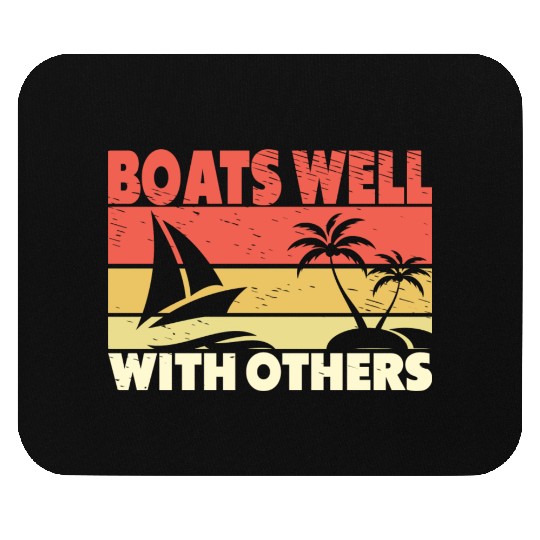 Boating Boat Captains Boating Sailing Cruise Ship Mouse Pads