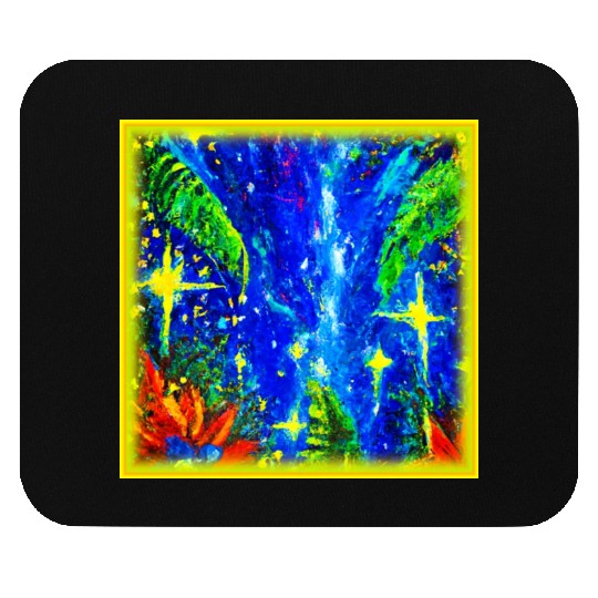 Jungle Stars Painting. Buy Now Mouse Pads