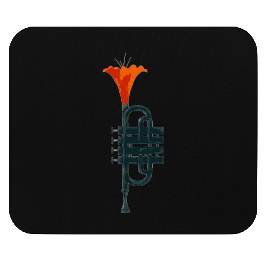 Trumpet Flower Mouse Pads