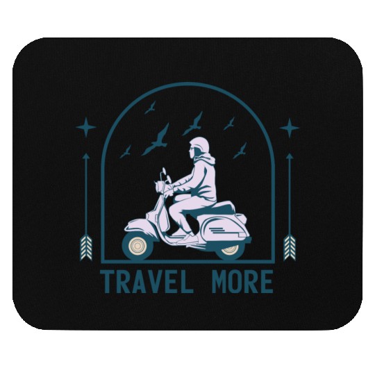 Travel More Vacation Explore Wanderlust Holidays 3 Mouse Pads