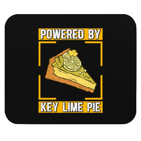 Powered By Key Lime Pie Pies Lover Mouse Pads