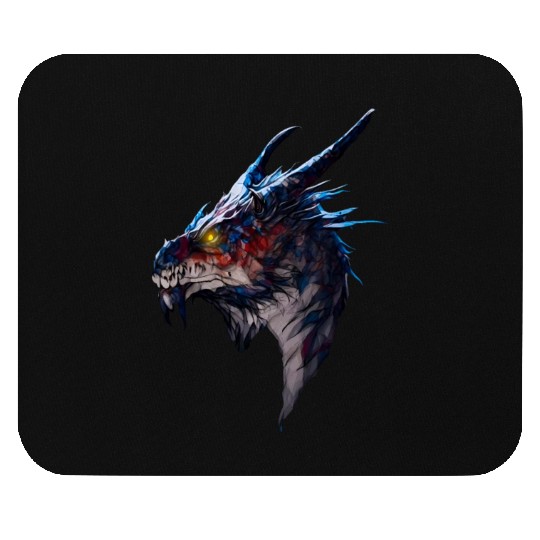Fierce Dragon Head Mouse Pads