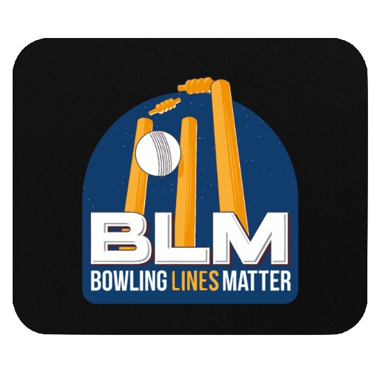BLM Bowling Lines Matter Mouse Pads