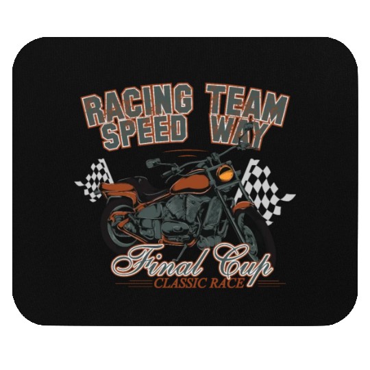 MOTORCYCLE, RACING TEAM SPEED WAY Mouse Pads