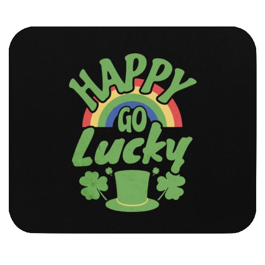 Happy Go Lucky Unisex Mouse Pads