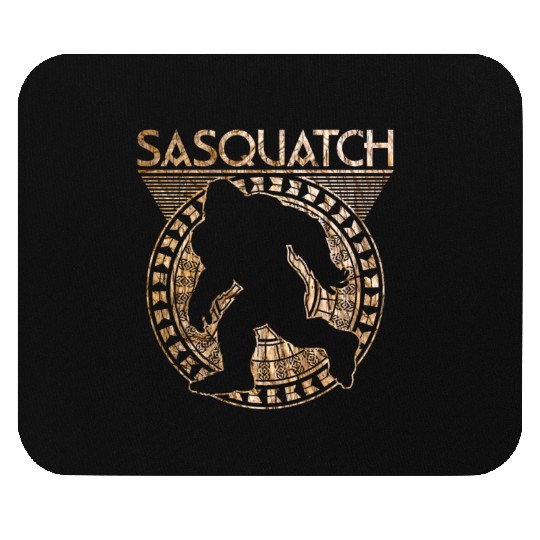 Tribal Sasquatch Mouse Pads