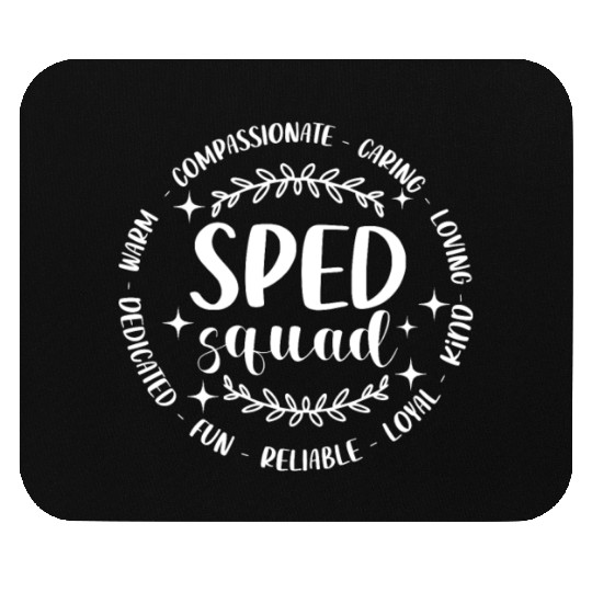Sped Squad Special Education Teacher Back To Schoo Mouse Pads