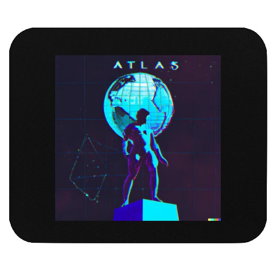 Synthwave Atlas Mouse Pads