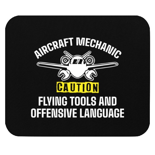 Aircraft Mechanic Mouse Pads