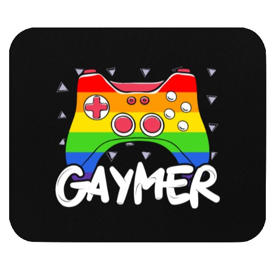 Gaymer Video Game Rainbow Pride Month LGBTQ Gay Mouse Pads