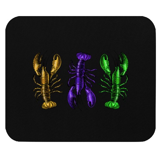Lobster Mardi Gras Mouse Pads
