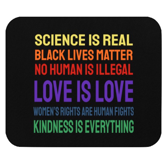 Science Is Real Black Lives Matter Mouse Pads
