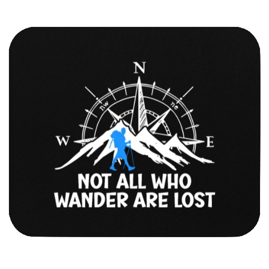 Hiker funny Wanderlust Mountaineer Hiking Mouse Pads