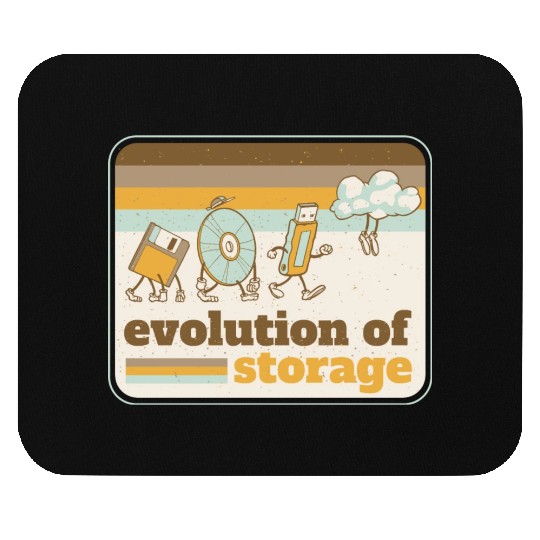 Computer storage evolution Mouse Pads