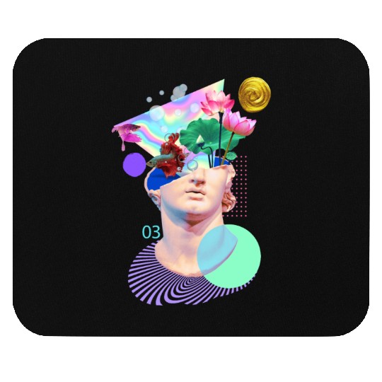 Half Face Mouse Pads