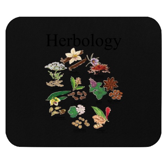 Herbology Plant Lady Herb Flower Garden Herbology Mouse Pads