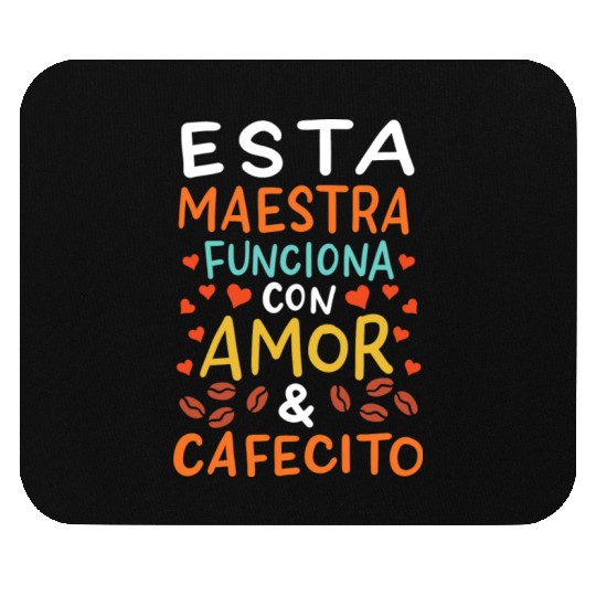 Spanish Teacher Maestra Mouse Pads