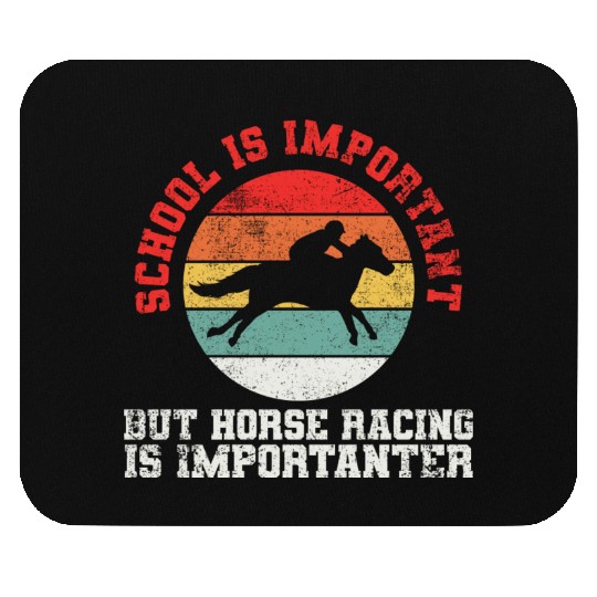 Horse Racing Equestrian Horse Racers Mouse Pads