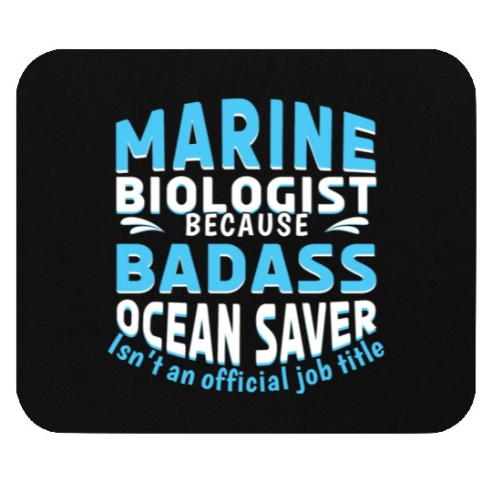 Save Nature Oceans Day Earth Day Marine Biologist Mouse Pads