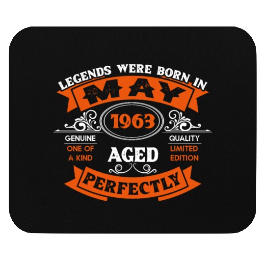 Legends Were Born In May 1963 Birthday Mouse Pads